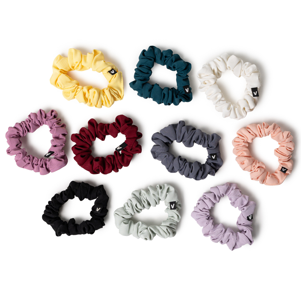 Elastici per capelli scrunchie colorati