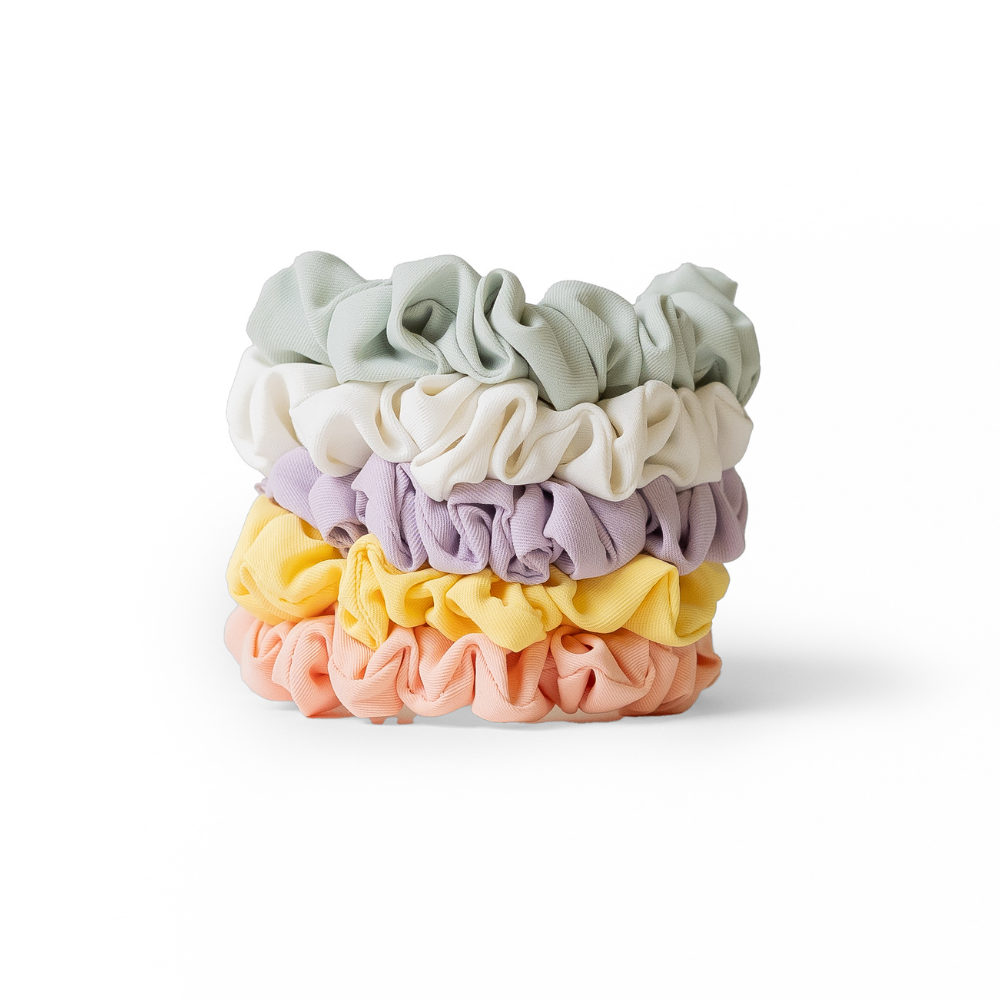 Elastici per capelli scrunchie colorati